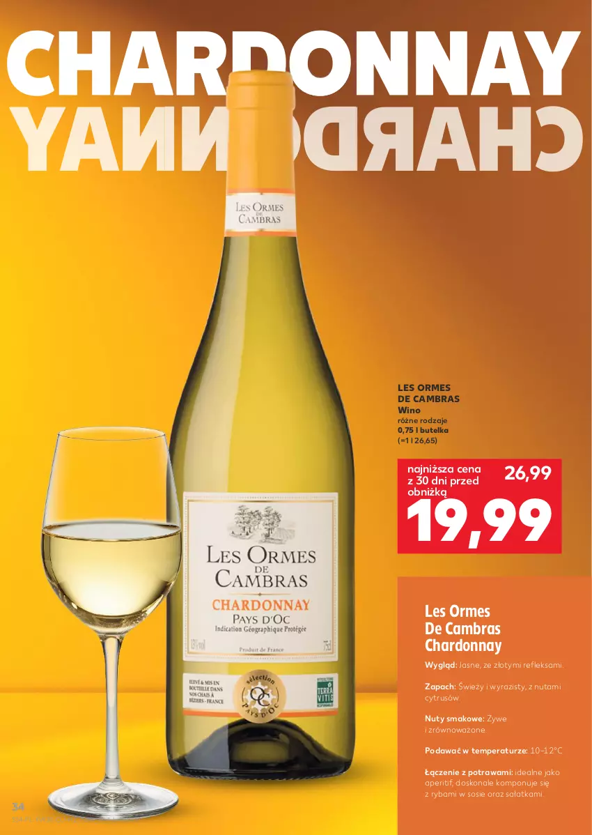 Gazetka promocyjna Kaufland - Barek Kauflandu - ważna 23.07 do 05.08.2026 - strona 34 - produkty: Chardonnay, Nuty, Ryba, Sałat, Sałatka, Sos, Wino