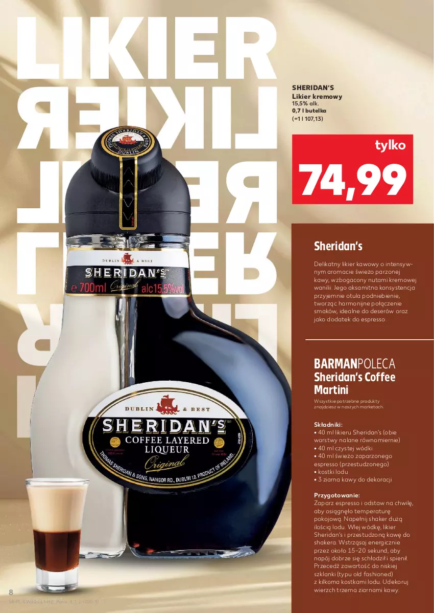 Gazetka promocyjna Kaufland - Barek Kauflandu - ważna 23.07 do 05.08.2026 - strona 8 - produkty: Aksam, Deser, Fa, Lanki, Likier, Martini, Napój, Ser