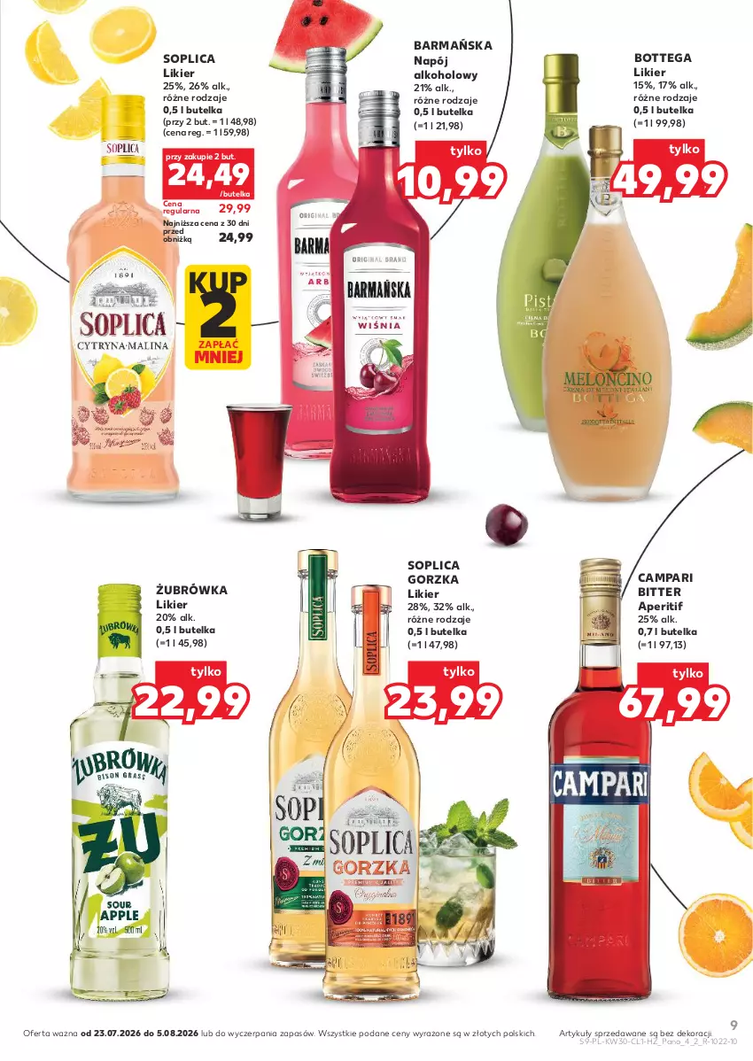 Gazetka promocyjna Kaufland - Barek Kauflandu - ważna 23.07 do 05.08.2026 - strona 9 - produkty: Likier, Napój, Soplica