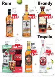 Gazetka promocyjna Kaufland - Barek Kauflandu - Gazetka - ważna od 05.08 do 05.08.2026 - strona 19 - produkty: Rum, Captain Morgan, Rama, Tequila, Leon, Bacardi, Brandy