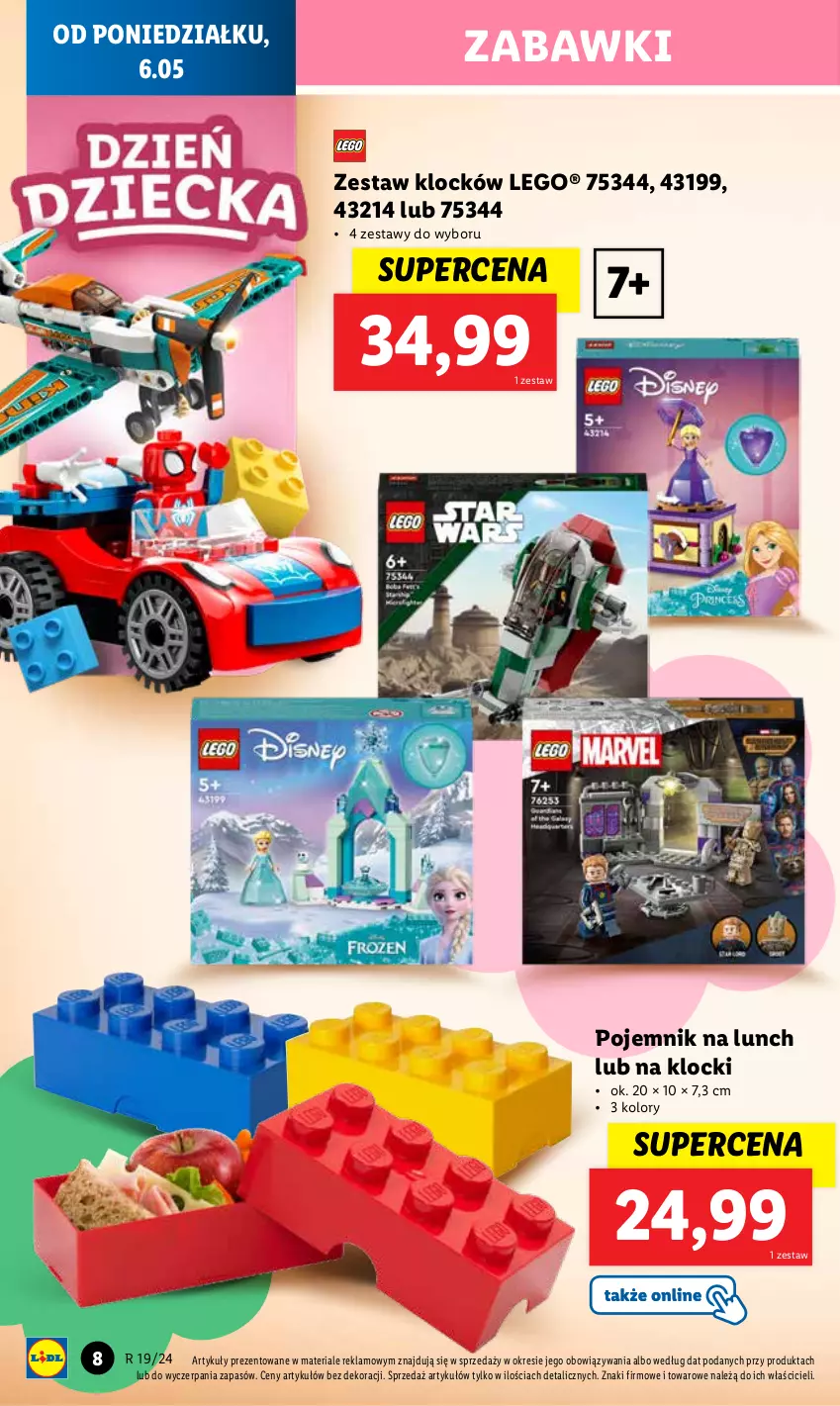 Gazetka promocyjna Lidl - GAZETKA - ważna 06.05 do 11.05.2024 - strona 10 - produkty: Klocki, LEGO, Pojemnik, Pojemnik na lunch