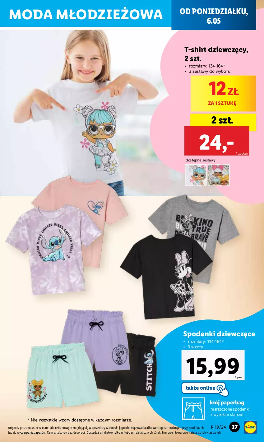 Gazetka promocyjna Lidl - GAZETKA - ważna 06.05 do 11.05.2024 - strona 37 - produkty: Mars, Moda, Sok, T-shirt