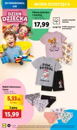 Gazetka promocyjna Lidl - GAZETKA - Gazetka - ważna od 11.05 do 11.05.2024 - strona 34 - produkty: Sok, Majtki, Moda, Dzieci, Piżama
