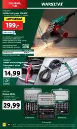 Gazetka promocyjna Lidl - GAZETKA - Gazetka - ważna od 11.05 do 11.05.2024 - strona 58 - produkty: Parkside, Szlifierka kątowa, Pasek, Szlifierka