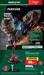 Gazetka promocyjna Lidl - GAZETKA - Gazetka - ważna od 11.05 do 11.05.2024 - strona 59 - produkty: Parkside, Top, Szlifierka kątowa, Szlifierka, Pokrywa