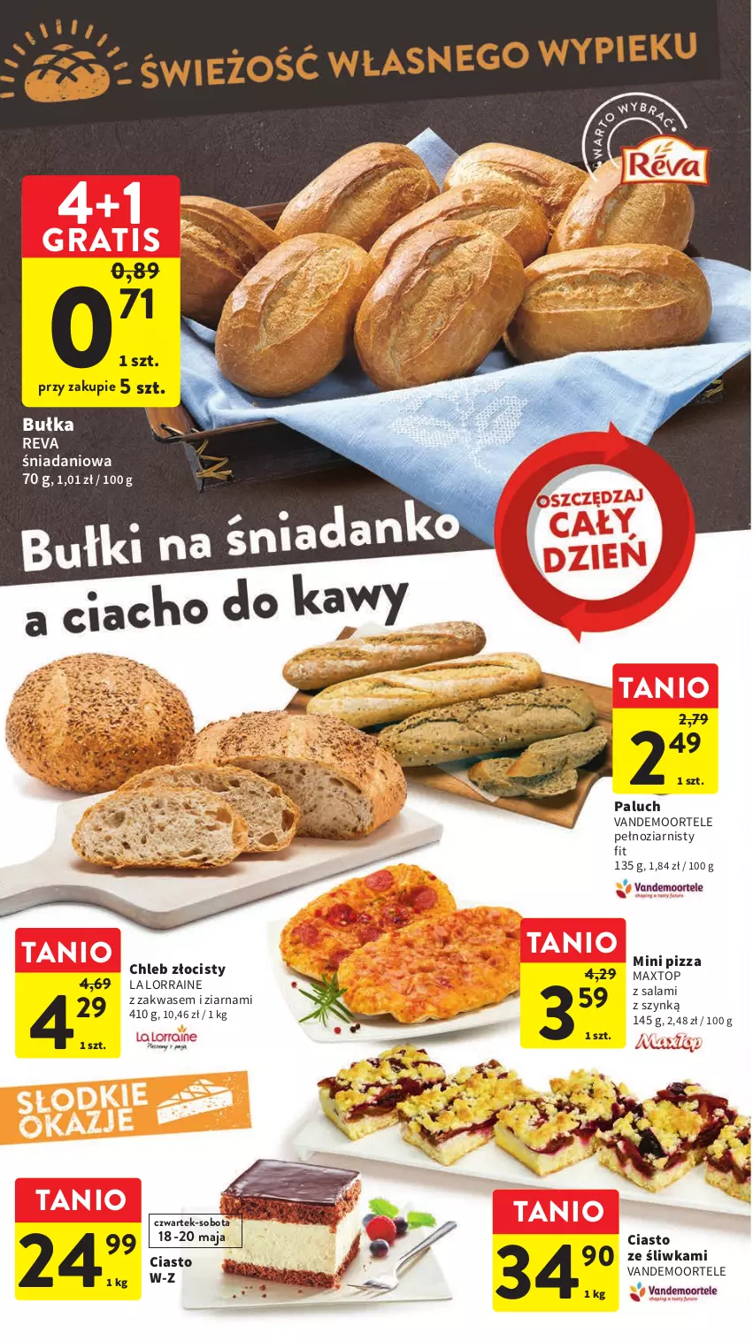 Gazetka promocyjna Intermarche - Gazetka Intermarche - ważna 18.05 do 24.05.2023 - strona 22 - produkty: Bułka, Chleb, Danio, Gra, Pizza, Salami, Top