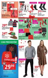 Gazetka promocyjna E Leclerc - Gazetka - ważna od 09.12 do 09.12.2023 - strona 17 - produkty: Sweter, Top, Kapcie, Karp, Czapka, Rajstopy, Dzieci, Sukienka, Fa