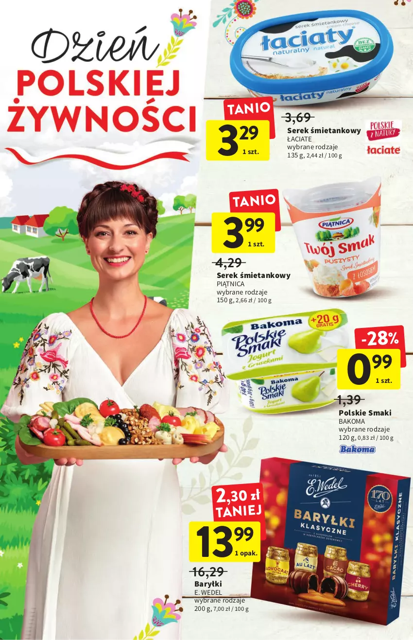 Gazetka promocyjna Intermarche - Gazetka Intermarche - ważna 25.08 do 31.08.2022 - strona 2 - produkty: Bakoma, Baryłki, E. Wedel, Piątnica, Ser, Serek