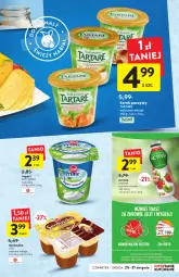 Gazetka promocyjna Intermarche - Gazetka Intermarche - Gazetka - ważna od 31.08 do 31.08.2022 - strona 23 - produkty: Serek puszysty, Ser, Danone, Zott, Jogurt, Activia, Tarta, Serek, Zott Primo, Tartare