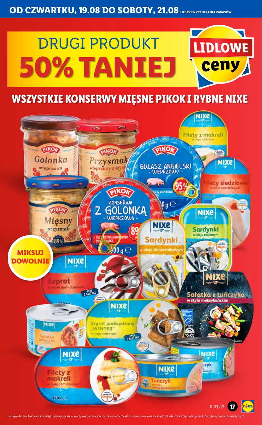 Gazetka promocyjna Lidl - GAZETKA - ważna 19.08 do 21.08.2021 - strona 17 - produkty: PIKOK, Ser