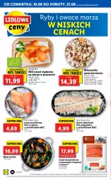 Gazetka promocyjna Lidl - GAZETKA - Gazetka - ważna od 21.08 do 21.08.2021 - strona 16 - produkty: Polędwica, Sos, Ryby i owoce morza, Mule, Owoce morza, Owoce, Dorsz