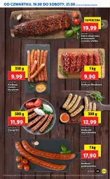 Gazetka promocyjna Lidl - GAZETKA - Gazetka - ważna od 21.08 do 21.08.2021 - strona 21 - produkty: Sok, Sokołów, Kiełbasa podwawelska, Wawel, PIKOK, Morliny, Whisky, Grill, Kiełbasa
