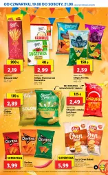 Gazetka promocyjna Lidl - GAZETKA - Gazetka - ważna od 21.08 do 21.08.2021 - strona 33 - produkty: Ketchup, Hummus, Mus, Chipsy, Tortilla, Chrupki, Tortilla Chips, Lay’s