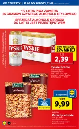 Gazetka promocyjna Lidl - GAZETKA - Gazetka - ważna od 21.08 do 21.08.2021 - strona 4 - produkty: Orzechy włoskie, Tyskie
