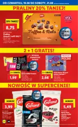Gazetka promocyjna Lidl - GAZETKA - Gazetka - ważna od 21.08 do 21.08.2021 - strona 40 - produkty: Ciastka, Sok, Por, Gra, Praliny, Dr Gerard, Lack, Baton, Kokos
