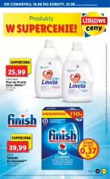 Gazetka promocyjna Lidl - GAZETKA - Gazetka - ważna od 21.08 do 21.08.2021 - strona 51 - produkty: Płyn do prania, Finish, Lovela, Tablet, Zmywarki, Tabletki do zmywarki