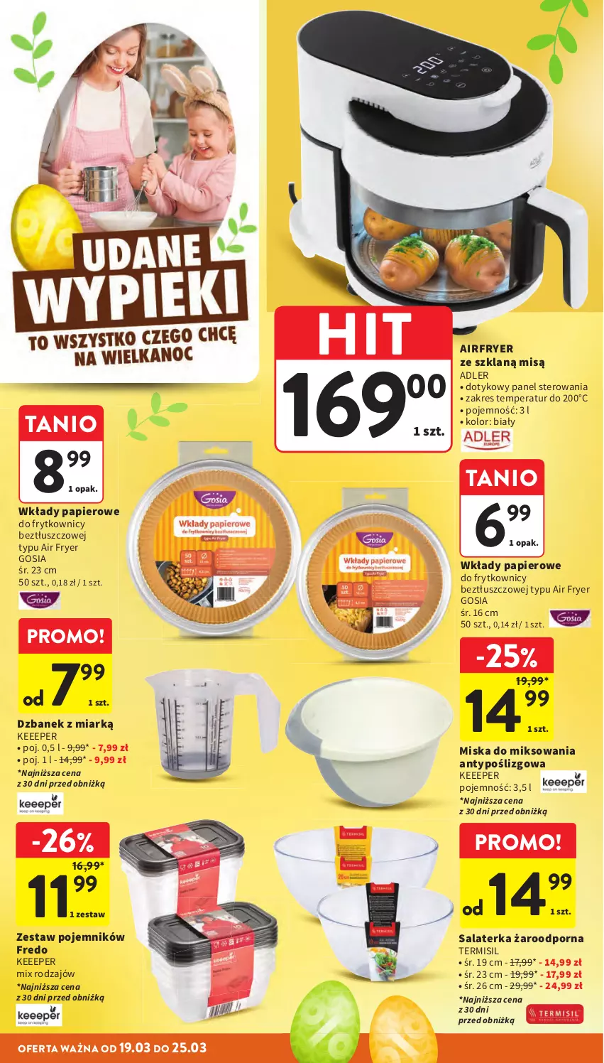 Gazetka promocyjna Intermarche - Gazetka promocyjna - ważna 19.03 do 25.03.2026 - strona 16 - produkty: Dzbanek, Miska, Papier, Pojemnik, Por, Salaterka