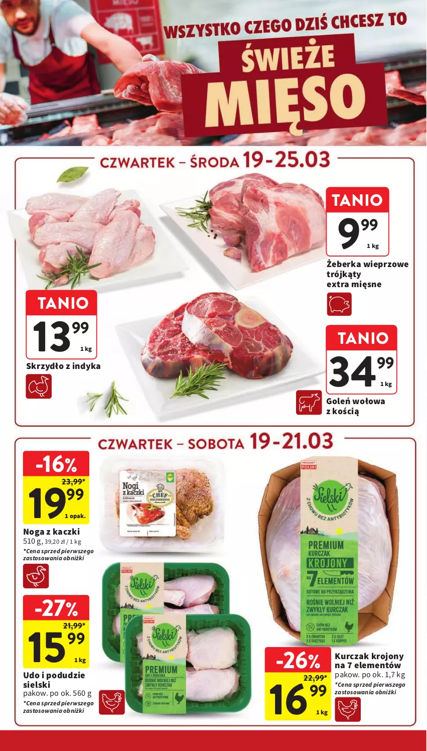 Gazetka promocyjna Intermarche - Gazetka promocyjna - ważna 19.03 do 25.03.2026 - strona 22 - produkty: Kurczak, Noga z kaczki