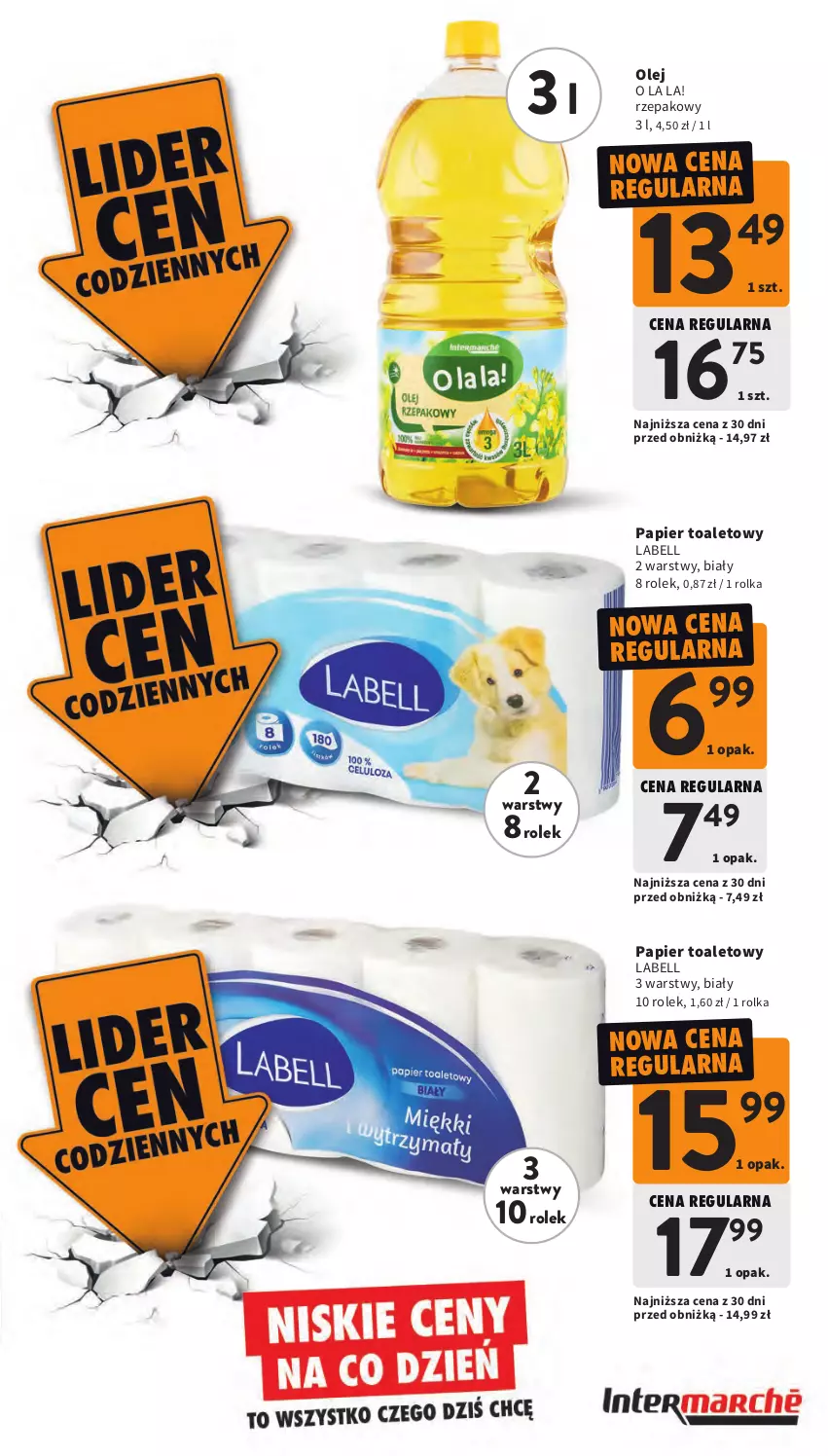 Gazetka promocyjna Intermarche - Gazetka promocyjna - ważna 19.03 do 25.03.2026 - strona 7 - produkty: Bell, Olej, Papier, Papier toaletowy