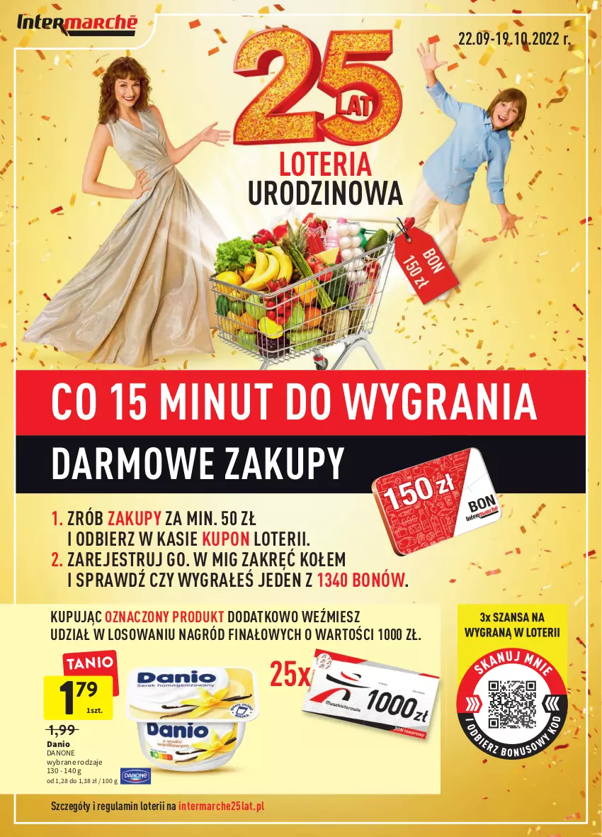 Gazetka promocyjna Intermarche - Gazetka Intermarche - ważna 22.09 do 28.09.2022 - strona 2 - produkty: Danio, Danone, Gra