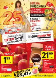 Gazetka promocyjna Intermarche - Gazetka Intermarche - Gazetka - ważna od 28.09 do 28.09.2022 - strona 1 - produkty: Kawa rozpuszczalna, Kawa, Gala