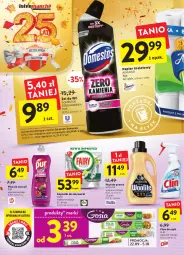 Gazetka promocyjna Intermarche - Gazetka Intermarche - Gazetka - ważna od 28.09 do 28.09.2022 - strona 32 - produkty: Płyn do prania, Domestos, Pur, Mus, Papier, Clin, Woolite, Fairy, Zmywarki, Płyn do szyb, Fa