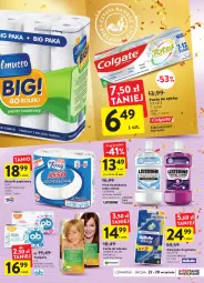 Gazetka promocyjna Intermarche - Gazetka Intermarche - Gazetka - ważna od 28.09 do 28.09.2022 - strona 33 - produkty: Płyn do płukania jamy ustnej, Listerine, Papier, Pasta do zębów, Tampony, Szynka, Płyn do płukania, Ręcznik, Rolki, Gillette, Garnier, Foxy, Maszynka, Maszynka do golenia, Colgate, O.B., Farba do włosów, LG, Fa