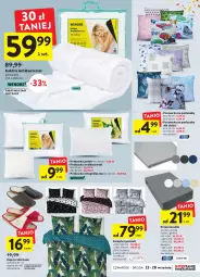 Gazetka promocyjna Intermarche - Gazetka Intermarche - Gazetka - ważna od 28.09 do 28.09.2022 - strona 37 - produkty: Top, Kołdra, Kapcie, Pościel, Poszewka, Prześcieradło, Wełna, Dzieci, Komplet pościeli, Poduszka