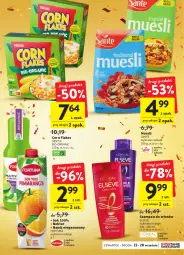 Gazetka promocyjna Intermarche - Gazetka Intermarche - Gazetka - ważna od 28.09 do 28.09.2022 - strona 9 - produkty: Elseve, Corn flakes, Sok, Sante, Fortuna, Szampon, Napój niegazowany, Napój, Nektar