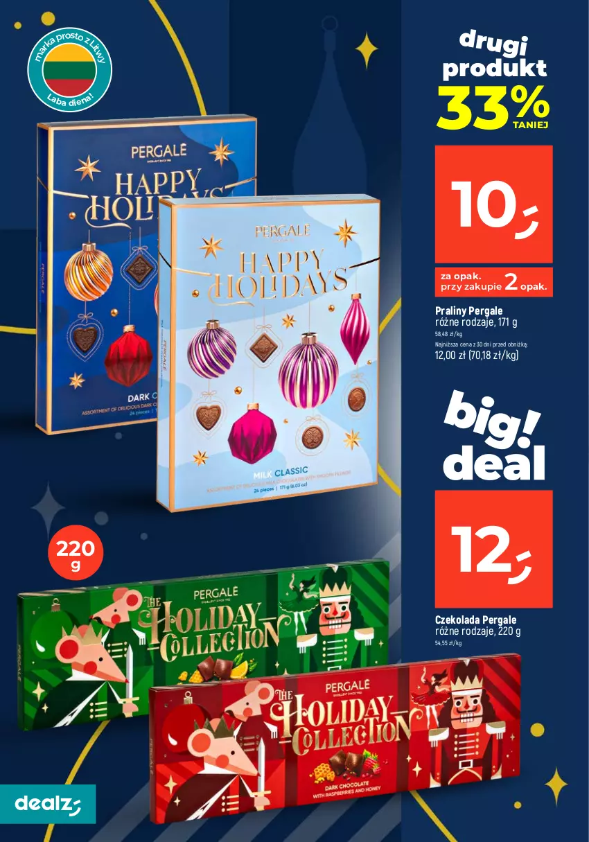 Gazetka promocyjna Dealz - MAKE A DEALZ - ważna 14.12 do 20.12.2023 - strona 6 - produkty: Czekolada, Lack, Merci, Praliny