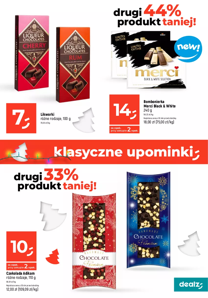 Gazetka promocyjna Dealz - MAKE A DEALZ - ważna 14.12 do 20.12.2023 - strona 7 - produkty: Czekolada, Lack, Merci, Praliny