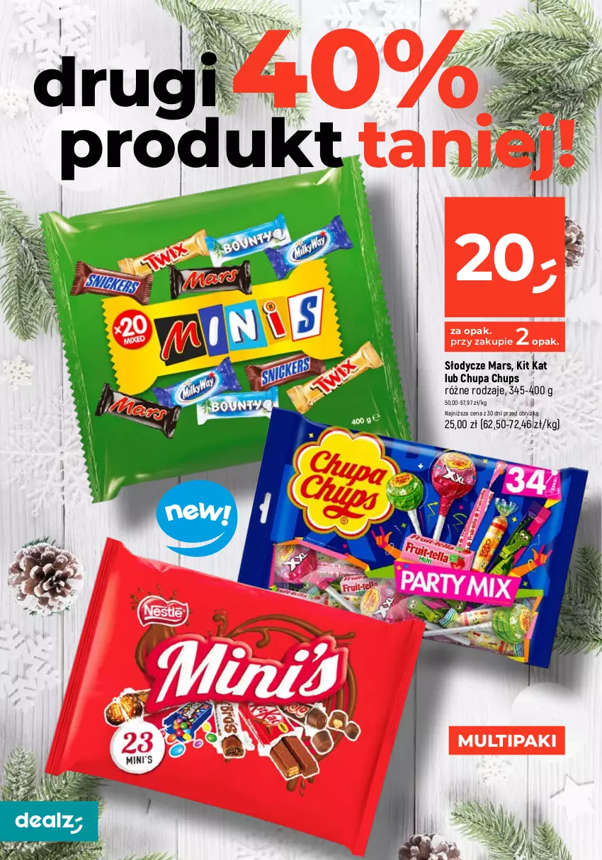 Gazetka promocyjna Dealz - MAKE A DEALZ - ważna 14.12 do 20.12.2023 - strona 8 - produkty: Chupa Chups, Czekolada, Kit Kat, Mars