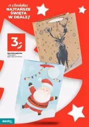 Gazetka promocyjna Dealz - MAKE A DEALZ - Gazetka - ważna od 20.12 do 20.12.2023 - strona 4 - produkty: Papier, Bombki, Torba
