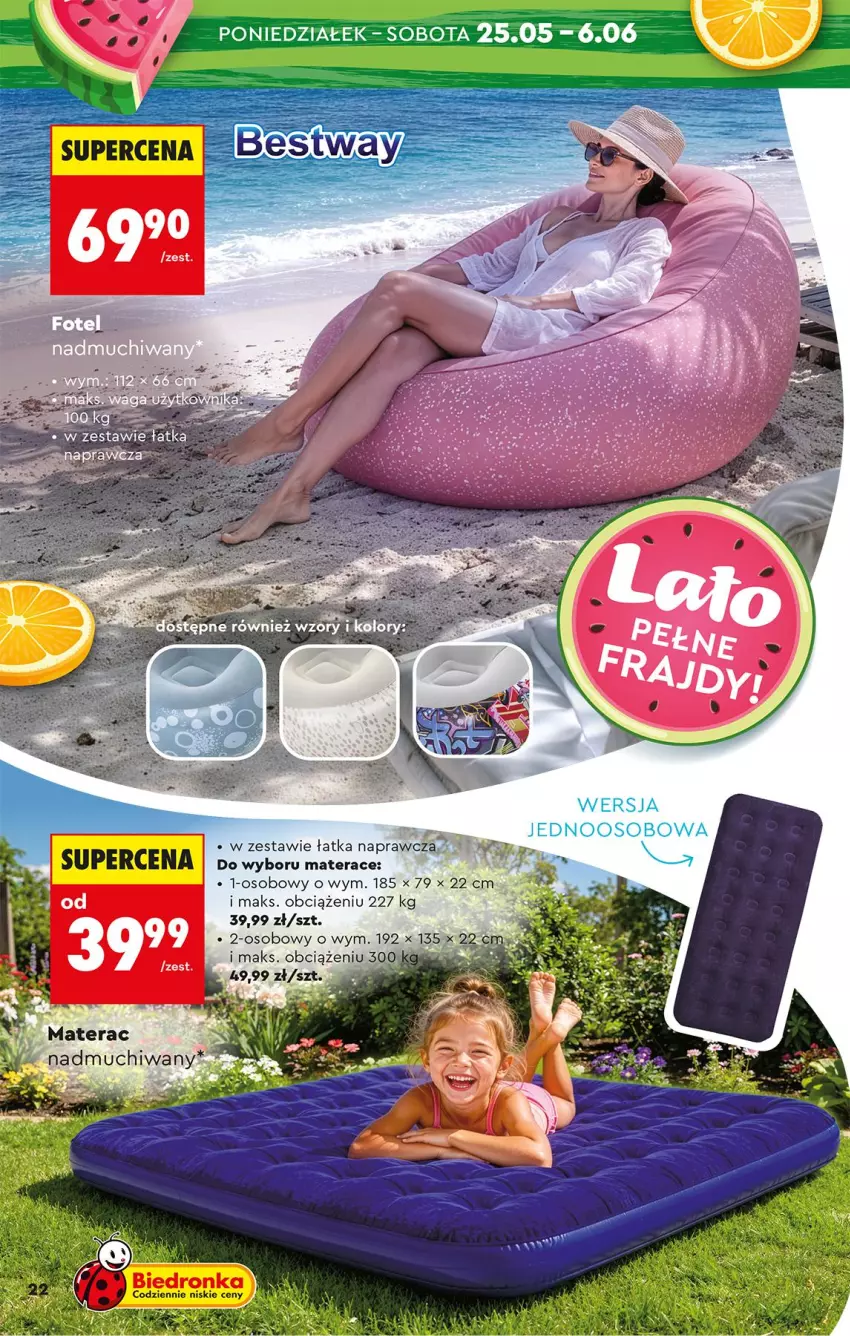 Gazetka promocyjna Biedronka - Okazje Tygodnia - ważna 25.05 do 06.06.2026 - strona 24 - produkty: Materac, Tera