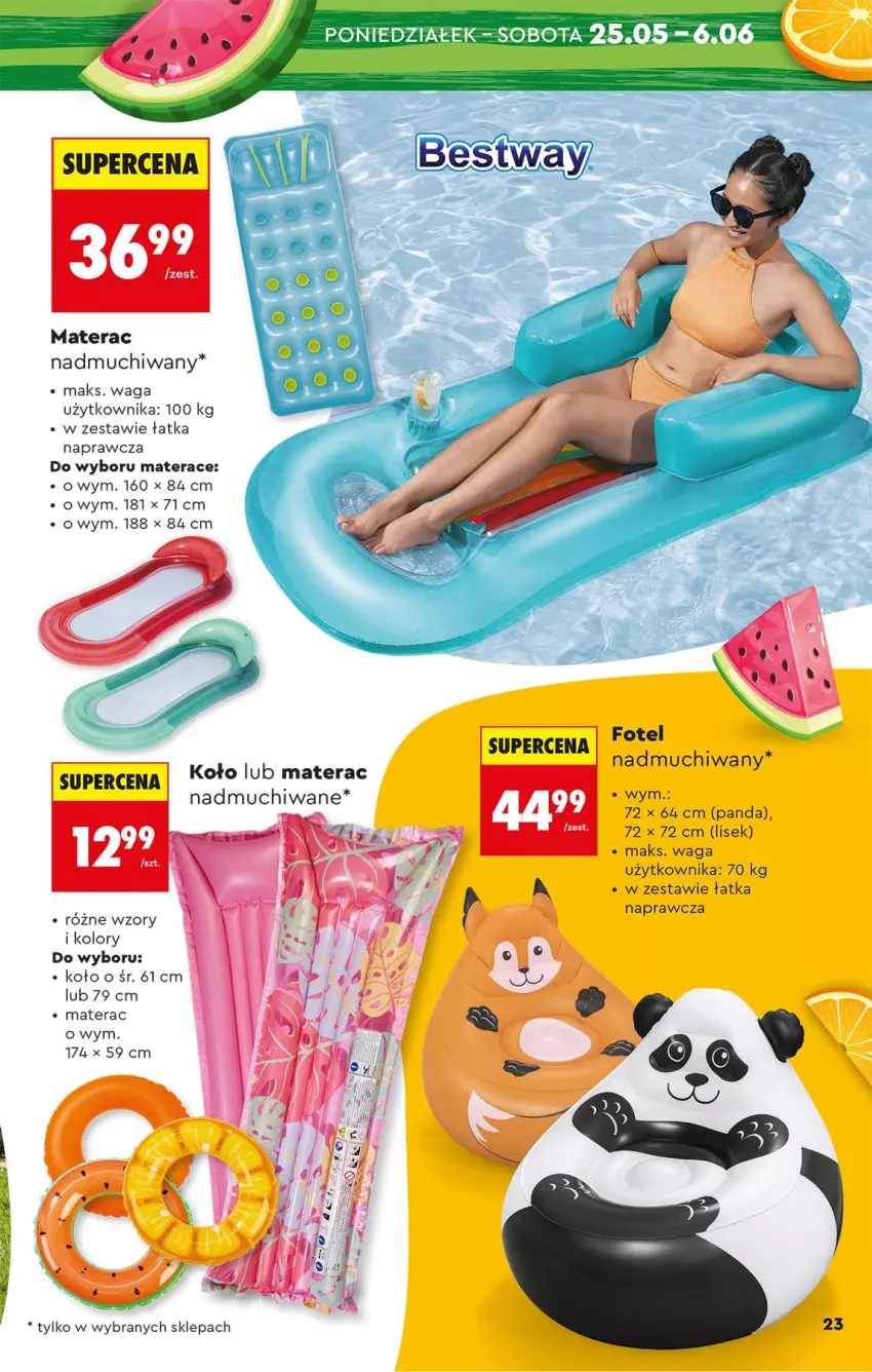 Gazetka promocyjna Biedronka - Okazje Tygodnia - ważna 25.05 do 06.06.2026 - strona 25 - produkty: Fa, Fotel, Materac, Panda, Tera, Waga