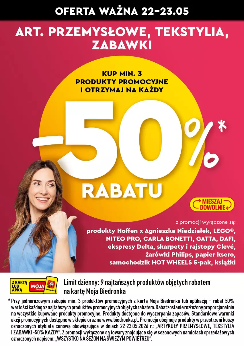 Gazetka promocyjna Biedronka - Okazje Tygodnia - ważna 25.05 do 06.06.2026 - strona 3 - produkty: Kosz, Namiot, Por