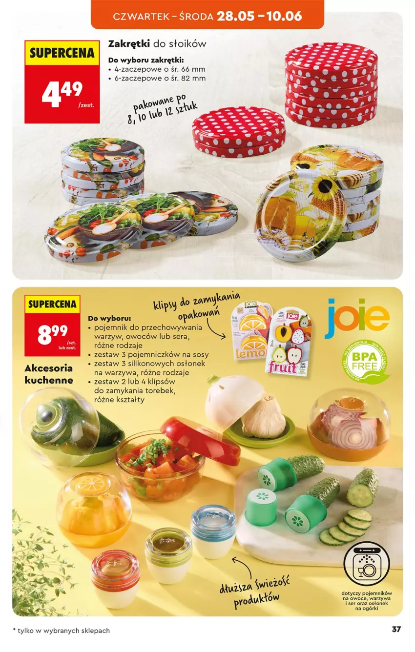Gazetka promocyjna Biedronka - Okazje Tygodnia - ważna 25.05 do 06.06.2026 - strona 39 - produkty: Owoce, Pojemnik, Pojemnik do przechowywania, Ser, Sos, Warzywa
