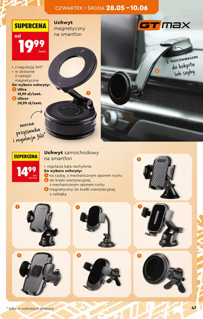 Gazetka promocyjna Biedronka - Okazje Tygodnia - ważna 25.05 do 06.06.2026 - strona 49 - produkty: Klej, Por, Smartfon, Uchwyty