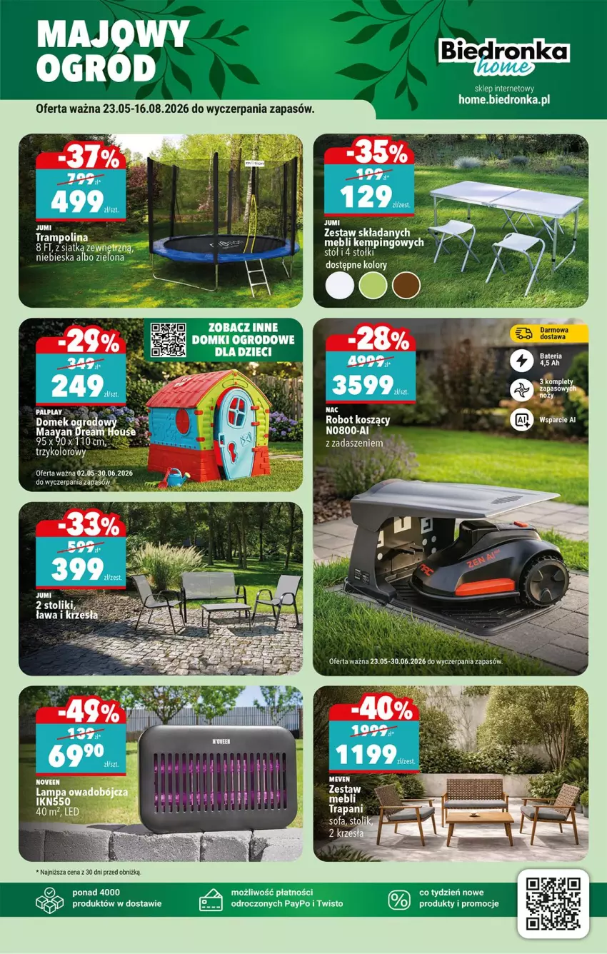 Gazetka promocyjna Biedronka - Okazje Tygodnia - ważna 25.05 do 06.06.2026 - strona 57 - produkty: Dzieci, Fa, Kosz, Noż, Robot, Sofa, Stolik