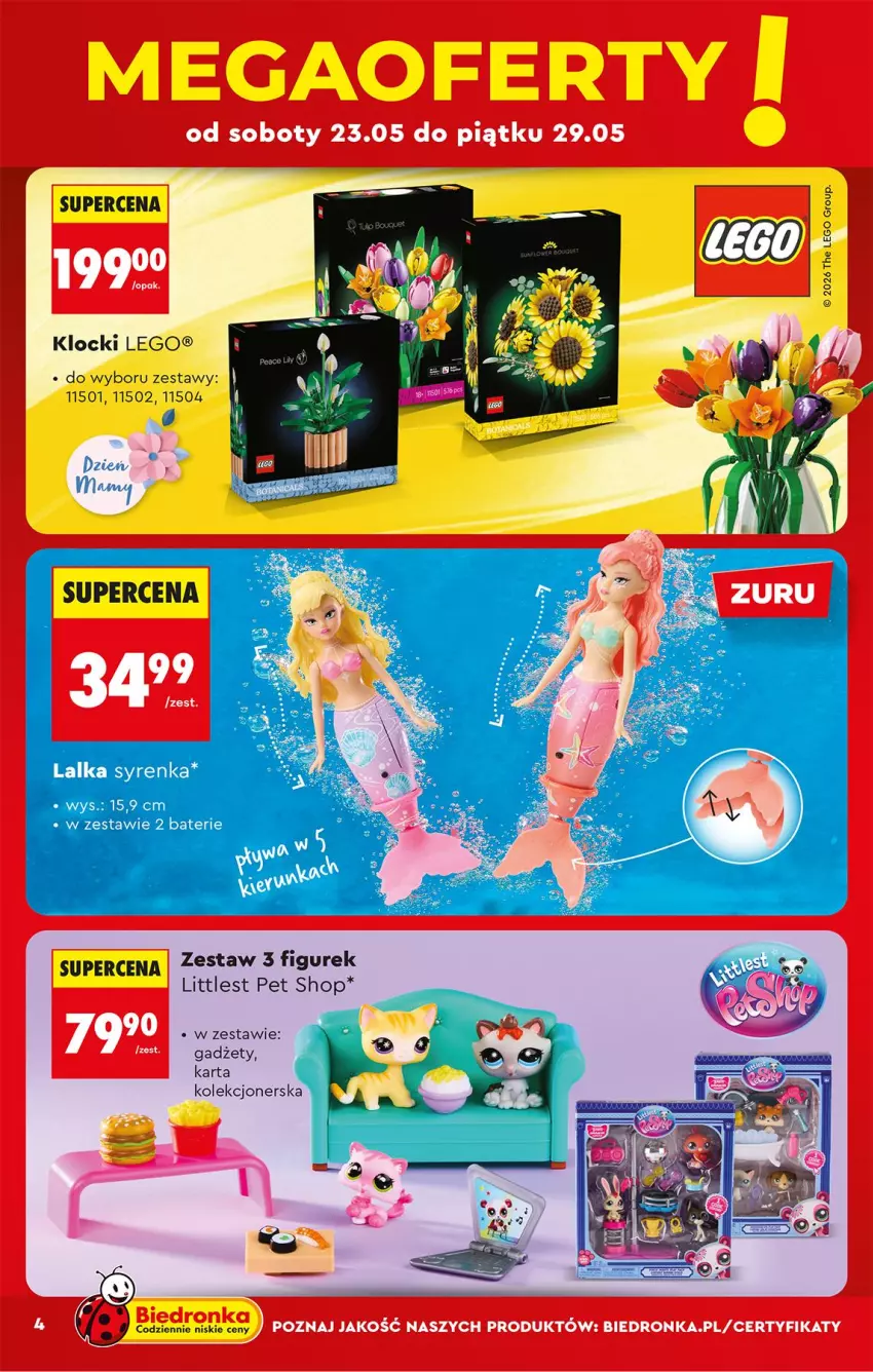 Gazetka promocyjna Biedronka - Okazje Tygodnia - ważna 25.05 do 06.06.2026 - strona 6 - produkty: Klocki, Lalka, LEGO, Littlest Pet Shop
