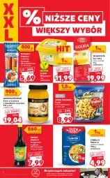 Gazetka promocyjna Kaufland - OFERTA TYGODNIA - Gazetka - ważna od 23.02 do 23.02.2022 - strona 4 - produkty: Piec, Kurczak, Lubella, Makaron, Ser, Gin, Bell, Kawa, Mlekovita, Margaryna, Morliny, Przyprawa w płynie, Krem orzechowy, Bella, Frytki, Flora, Kiełbasa, Knorr, Mleko