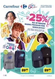 Gazetka promocyjna Carrefour - Gazetka Szkoła bycia sobą - Gazetka - ważna od 20.08 do 20.08.2022 - strona 1 - produkty: Puma, BIC, Adidas, Plecak, Fa