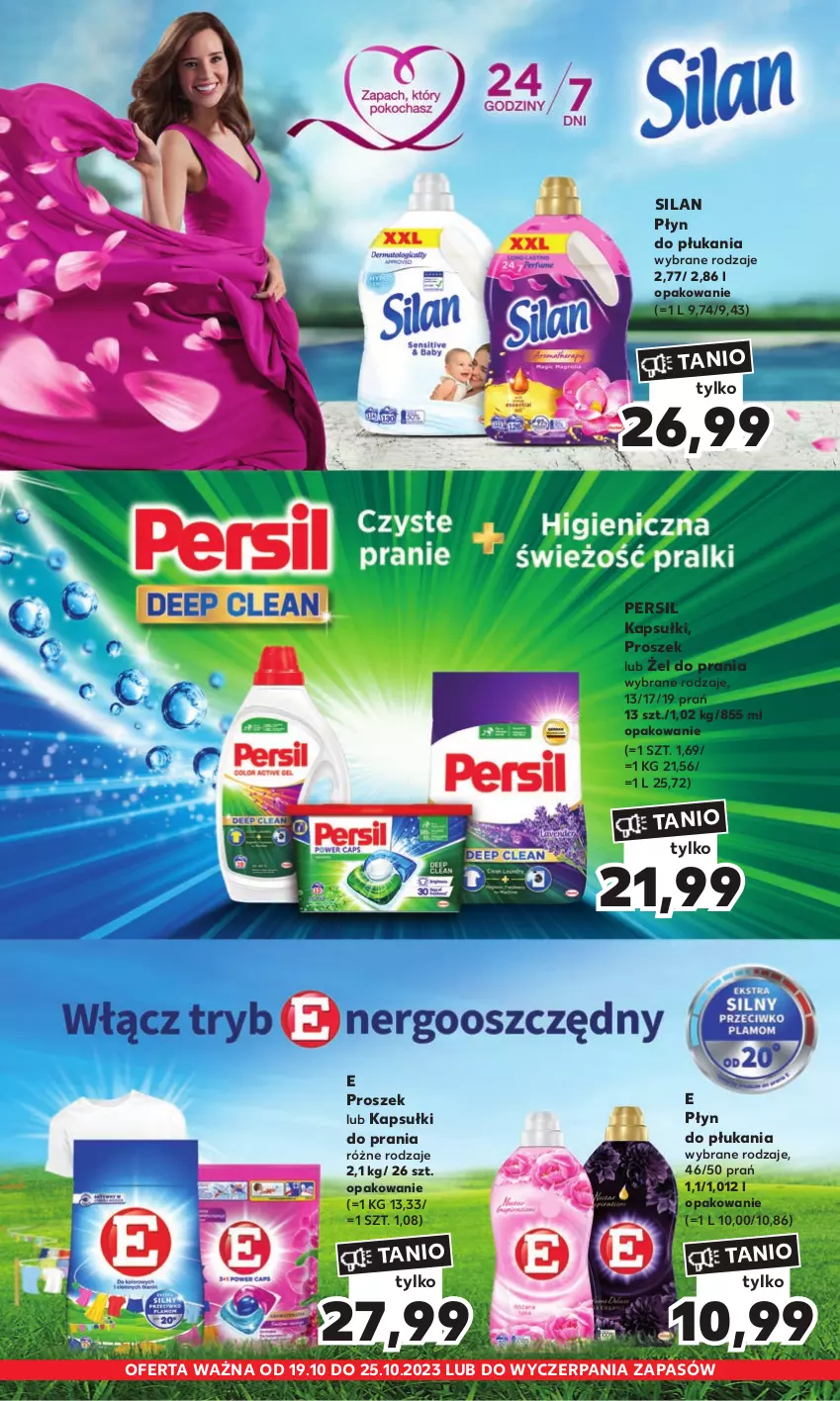 Gazetka promocyjna Kaufland - Kaufland - ważna 19.10 do 25.10.2023 - strona 1 - produkty: Kapsułki do prania, Persil, Płyn do płukania, Silan