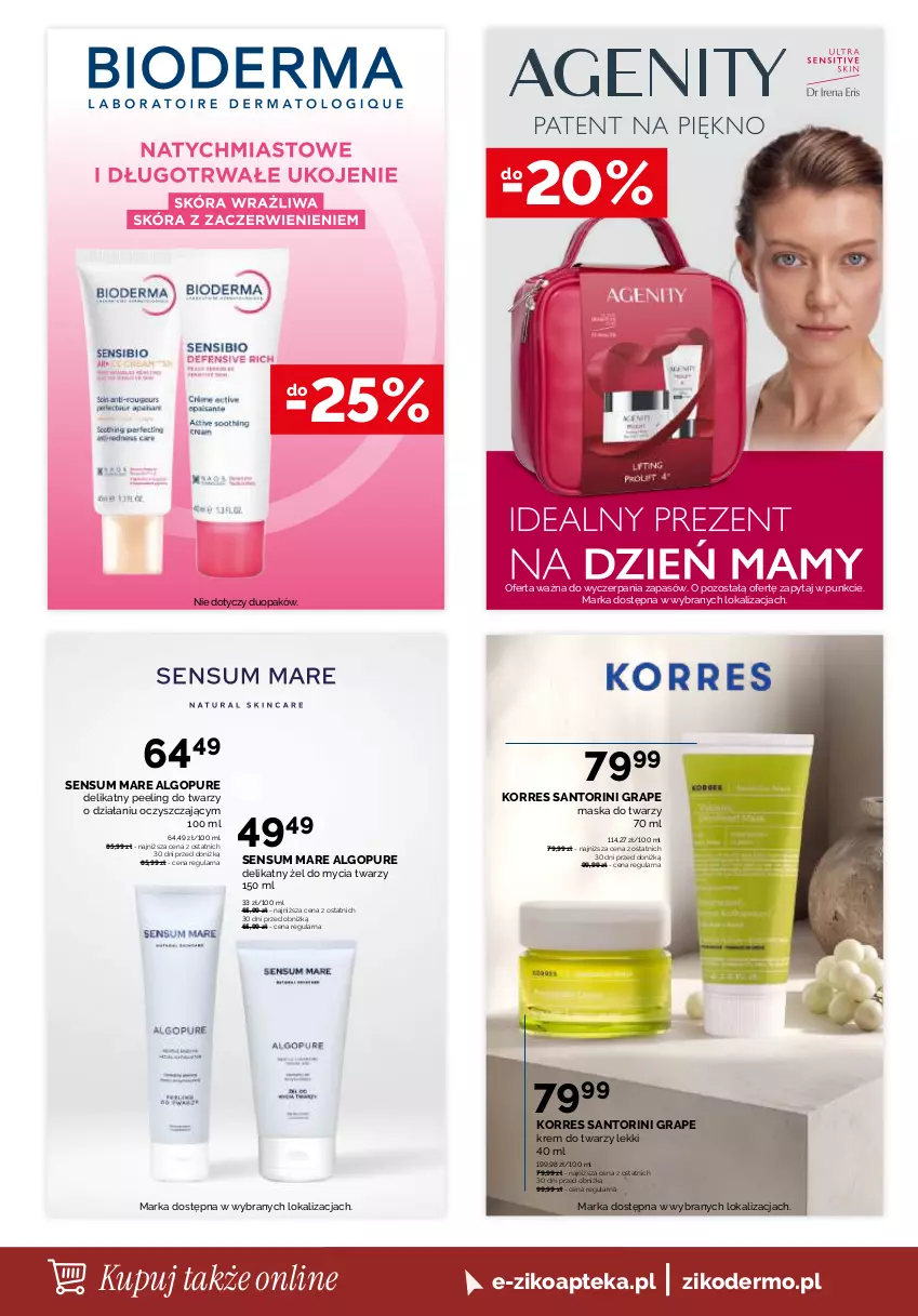 Gazetka promocyjna Ziko - Gazetka Ziko Dermo - ważna 07.05 do 20.05.2026 - strona 8 - produkty: Apteka, Balsam do ciała, Capilarte, Dermedic, Dezodorant, Gra, Krem do twarzy, La Roche-Posay, LG, Lipikar, Maska, Maska do twarzy, Peeling, Pur, Ser, Top
