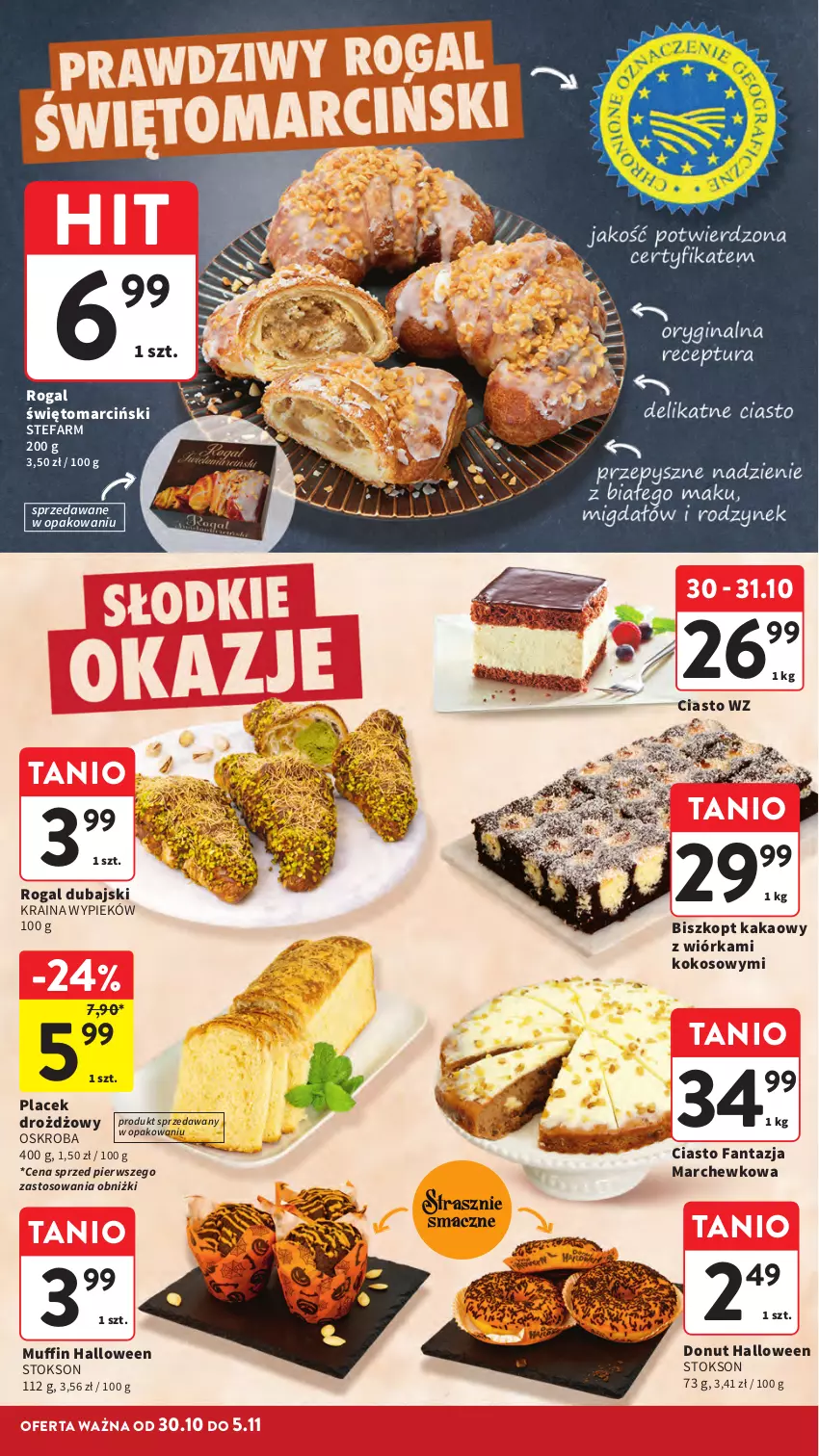 Gazetka promocyjna Intermarche - Gazetka promocyjna - ważna 30.10 do 05.11.2025 - strona 30 - produkty: Donut, Fa, Fanta, Kakao, Kokos, Rogal
