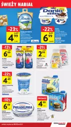 Gazetka promocyjna Intermarche - Gazetka promocyjna - Gazetka - ważna od 05.11 do 05.11.2025 - strona 29 - produkty: Jogurt naturalny, Ser, Gin, Gra, Danone, Jogurt, Serek, Serek twarogowy, Bakoma, Mleko zagęszczone, Danio, Jogurt pitny, Almette, Philadelphia, Mleko