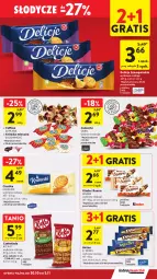 Gazetka promocyjna Intermarche - Gazetka promocyjna - Gazetka - ważna od 05.11 do 05.11.2025 - strona 33 - produkty: Goplana, Kit Kat, Ciastka, Krakus, Gra, Cukier, Kinder Bueno, LANA, Czekolada, Delicje, Baton, E. Wedel, Cukierki, Krakuski, Kinder