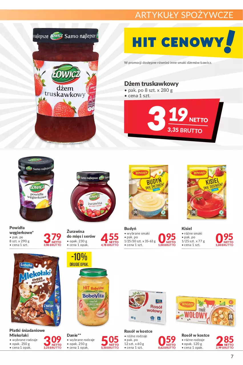 Gazetka promocyjna Makro - [Oferta promocyjna] Artykuły spożywcze i przemysłowe - ważna 25.01 do 07.02.2022 - strona 7 - produkty: Artykuły spożywcze, Budyń, Danio, Dżem, Kisiel, Mleko, Rosół, Ser