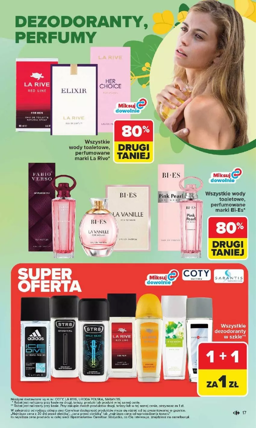 Gazetka promocyjna Carrefour - Gazetka Hity dla urody! - ważna 02.03 do 14.03.2026 - strona 17 - produkty: Dezodorant, Fa, La Rive, Perfum, Ser