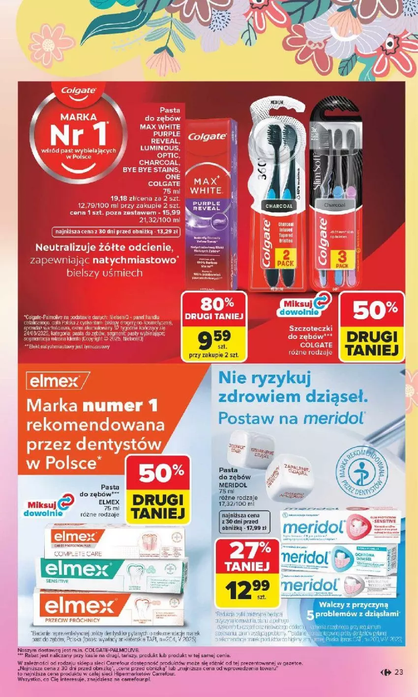 Gazetka promocyjna Carrefour - Gazetka Hity dla urody! - ważna 02.03 do 14.03.2026 - strona 23 - produkty: Dior, Elmex, Fa, LG, Sos, Zdrowie